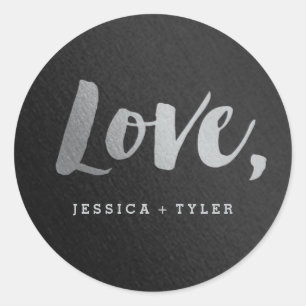 Sticker van het Liefde-liefdeshuwelijk