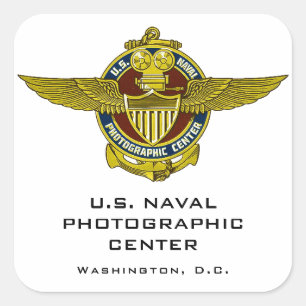 Sticker van het U.S. Naval Photographic Center