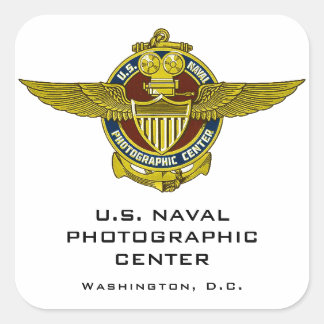 Sticker van het U.S. Naval Photographic Center