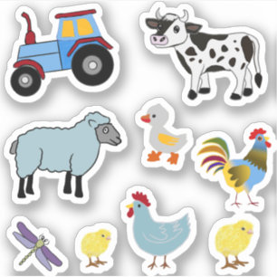 STICKER VAN KUSTDIEREN