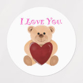 Sticker van Liefde (Design 1)