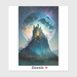 Sticker van Magical Fantasy Castle