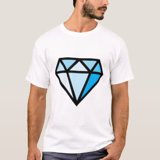 Sticker van Minecraft Diamond T-shirt
