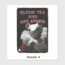 Sticker van Mouse van Blood Tea en Red String