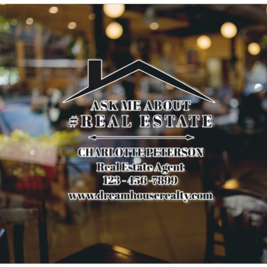 Sticker van onroerend goed