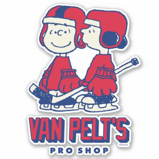 Sticker Van Pelt's Pro Shop (Devant)