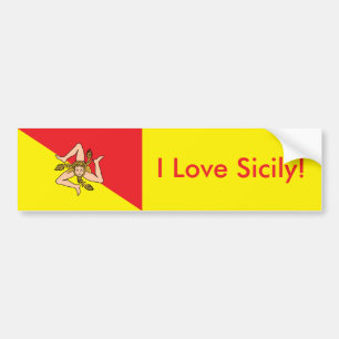 Sticker van Sicilië
