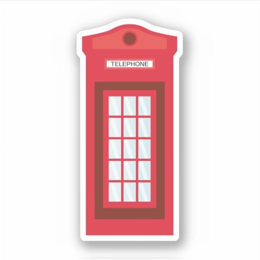 Sticker van telefooncel (Voorkant)