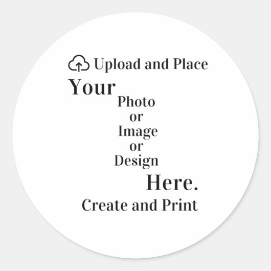 Sticker van uw ontwerp of foto-upload (Voorkant)