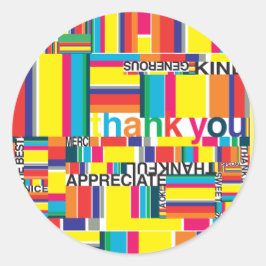 Sticker van winkelbedrijf