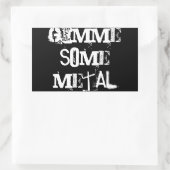 sticker van zware metalen (Tas)