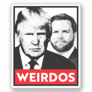 Sticker Vance anti-Trump - Weirdos
