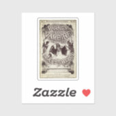 Sticker Varney le vampire (couverture de publication) (Feuille)