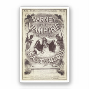 Sticker Varney le vampire (couverture de publication)