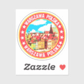 Sticker Varsovie (Feuille)