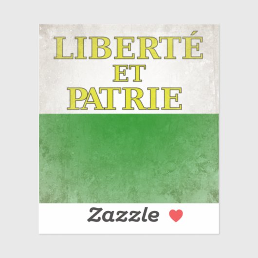 Sticker Vaud (Feuille)