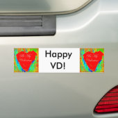 sticker vd pare-chocs heureux (En voiture)