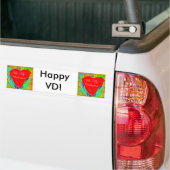 sticker vd pare-chocs heureux (Sur camion)