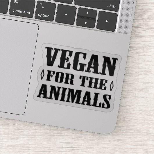 Sticker Vegan Pour Les Animaux, (Détail)