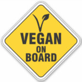 Sticker Végétal noir et jaune (Devant)