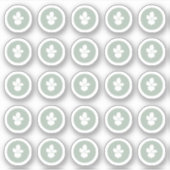 Sticker végétarien de choix de repas (Devant)