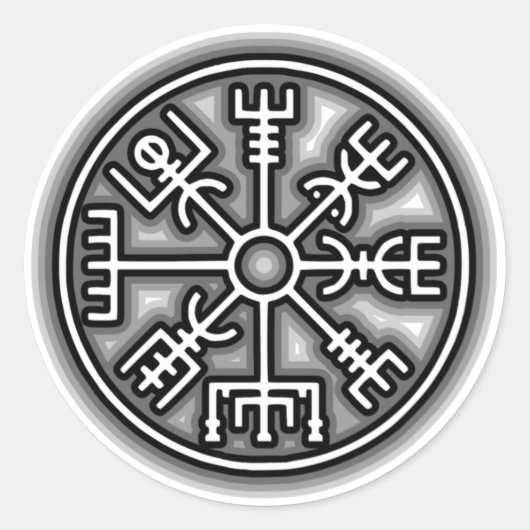 Sticker Vegvisir Echoed (Voorkant)