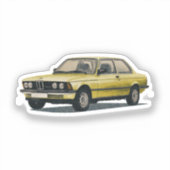 Sticker Véhicule BMW vintage (Recto)