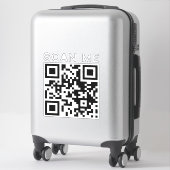 Sticker Véhicule de paiement de site Web de code QR numéri (Sur valise)