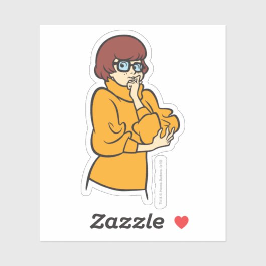 Sticker Velma Thinking (Feuille)
