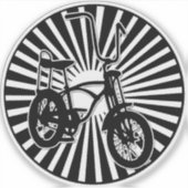 Sticker Vélo bananier Retro (Devant)