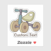 Sticker Vélo de jouets (Feuille)