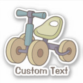 Sticker Vélo de jouets (Devant)