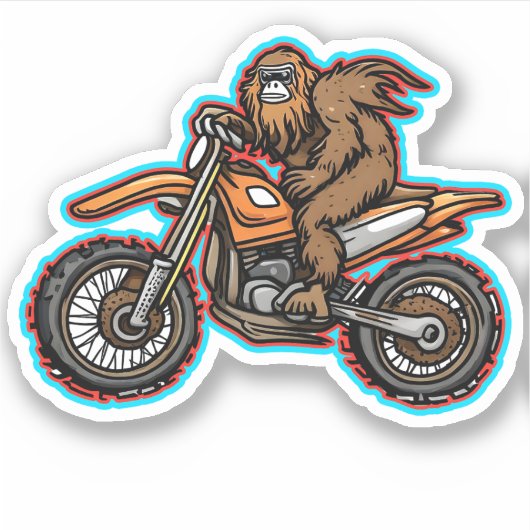 Sticker Vélo Sasquatch Dirt Offert Vinyl (Devant)
