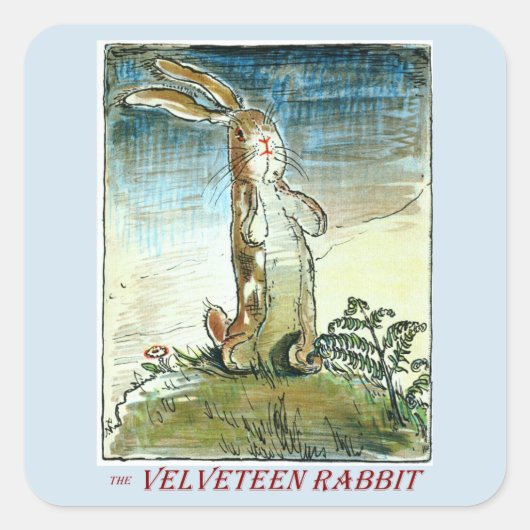 Sticker Velveteen Rabbit (Devant)