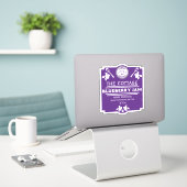 Sticker Vendeur de confiture Blueberry (Ordinateur portable sur le bureau)