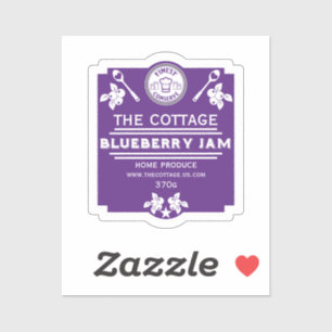 Sticker Vendeur de confiture Blueberry