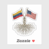 Sticker Vénézuélien-Américain (Feuille)