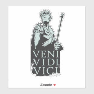 Sticker Veni Vidi Vici Julius César Roman