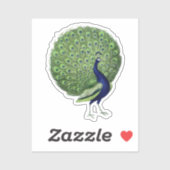 Sticker Ventilateur Open Peacock (Feuille)
