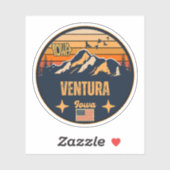 Sticker Ventura, Iowa (Feuille)