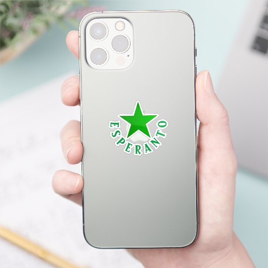 Sticker Verda Stelo (Esperanto Star) (Téléphone)