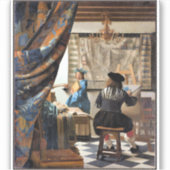 Sticker Vermeer - L'art de la peinture (Devant)