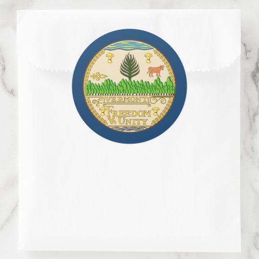 Sticker Vermont Seal (Sac)