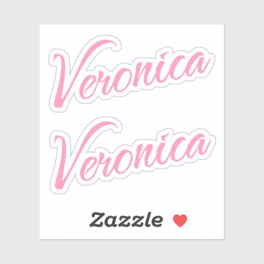 Sticker Veronica nom x2 (Feuille)