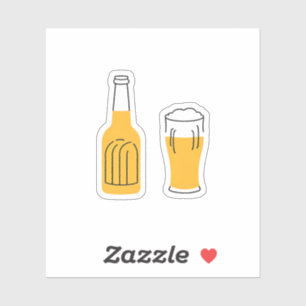 Sticker Verre à bière