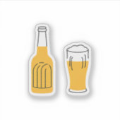 Sticker Verre à bière (Devant)