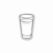 Sticker Verre de lait (Devant)