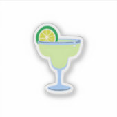 Sticker Verre de Margarita Lime (Devant)