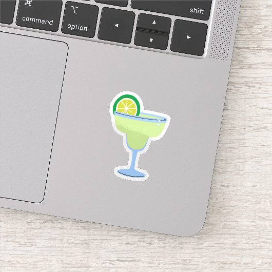 Sticker Verre de Margarita Lime (Détail)