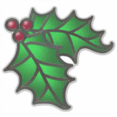 Sticker Verre tendu Look Holly et Berries (Devant)